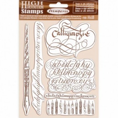 stamperia stempel kauczukowy 14x18 cm caligraphy 4800 zl