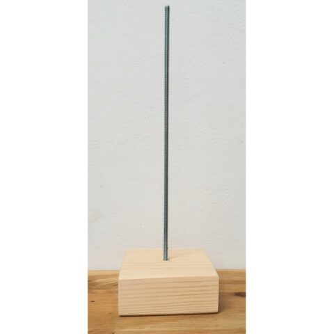 cokol metalowo drewniany wys 25 cm