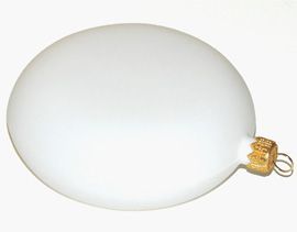 bombka plastik plaska medalion 10 cm.2