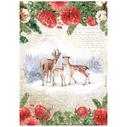 stamperia papier ryzowy a4 romantic home sarenki