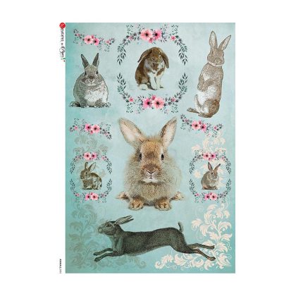 papier ryzowy animals 0096 a4