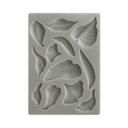 stamperia foremka silikonowa a6 sunflower art liscie