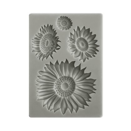 stamperia foremka silikonowa a6 sunflower art sloneczniki